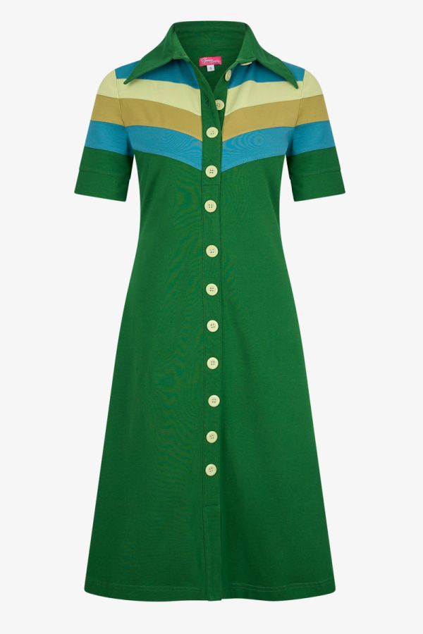 Dress Vlaflip green