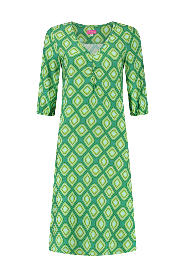 Dress Sandra Diamond green