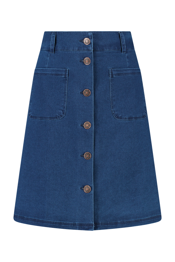 Denim Skirt blue1