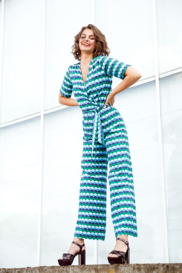 Jumpsuit Frankie Scale Green