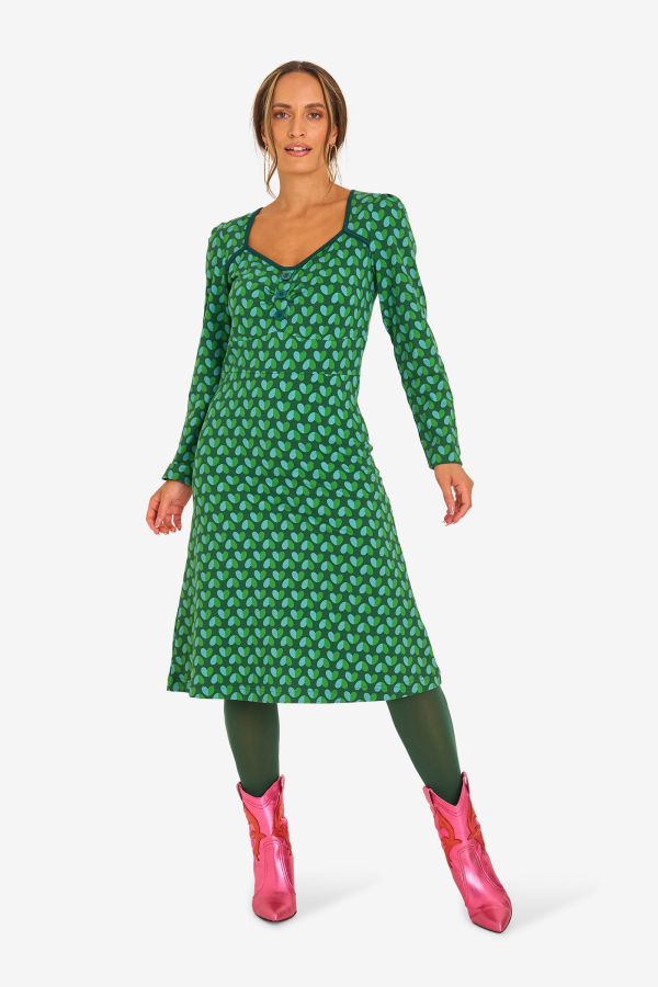 Dress Lola Hearts Green