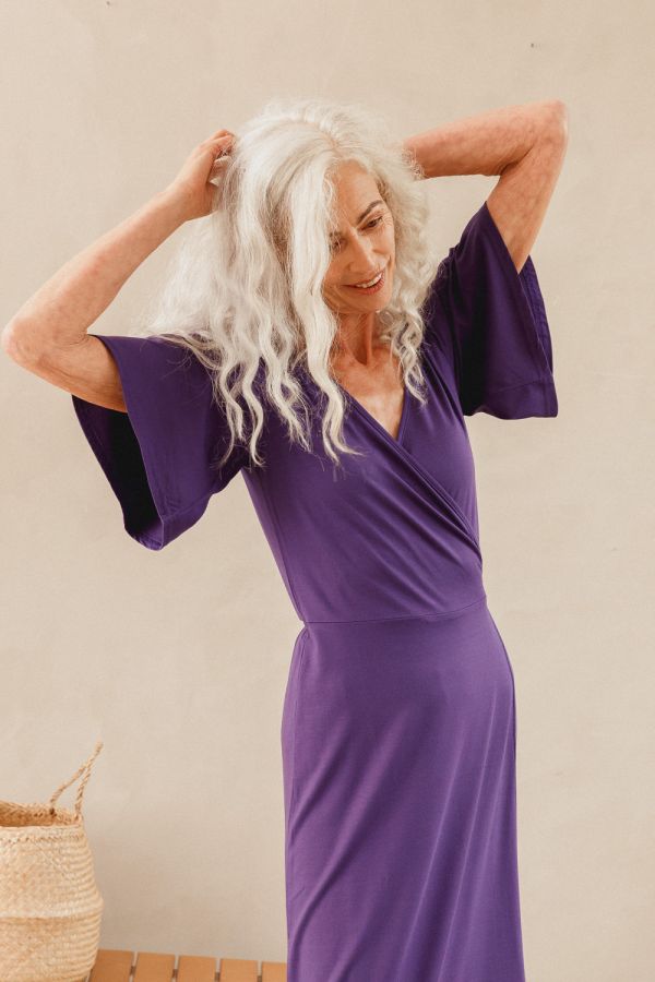 Dress Aline Long Bambo Purple