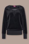 Raglan Sweater Velvet Black
