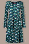 Dress Frenchy Tropical Forest Blue