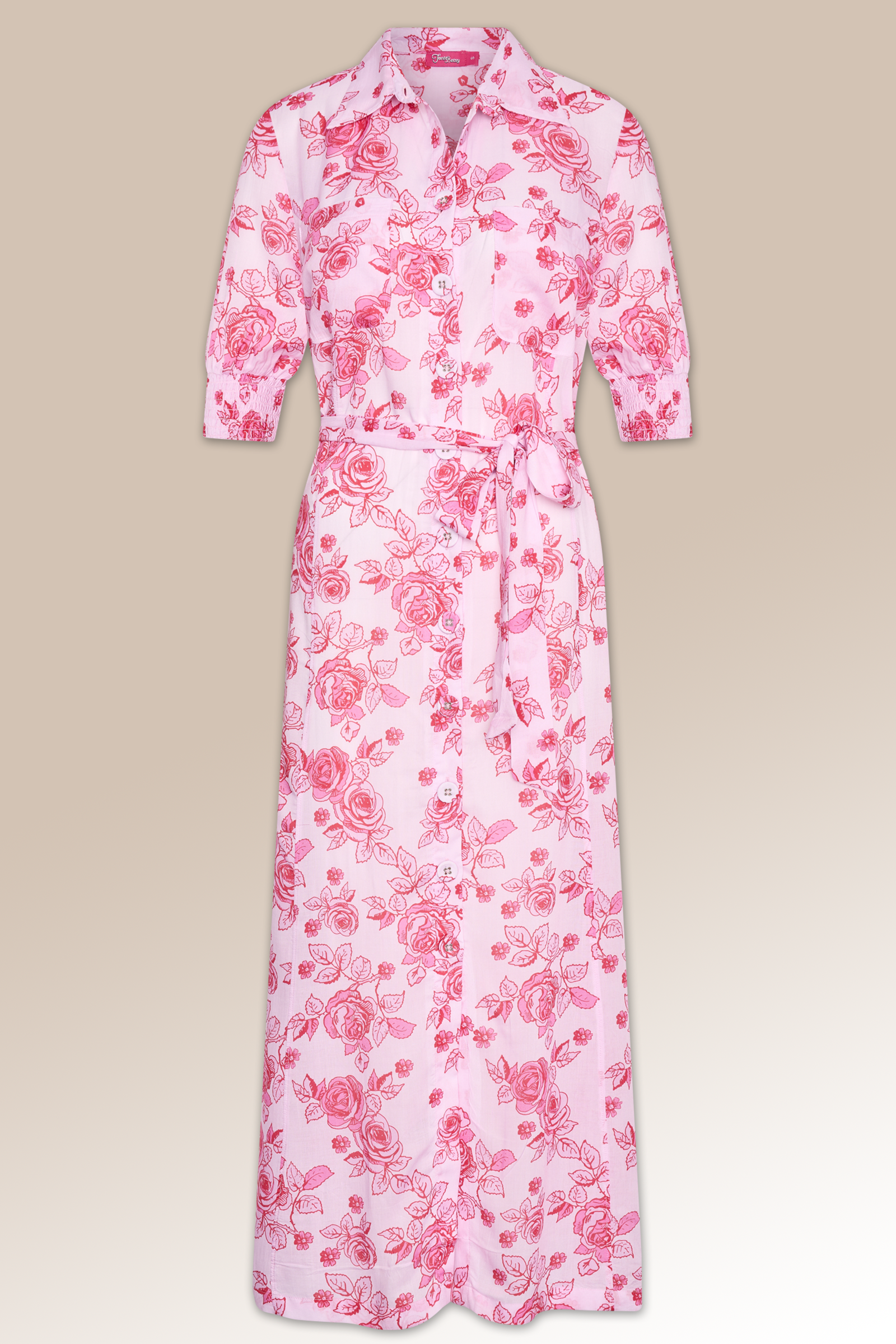Dress Gemmi Mono Rose Pink